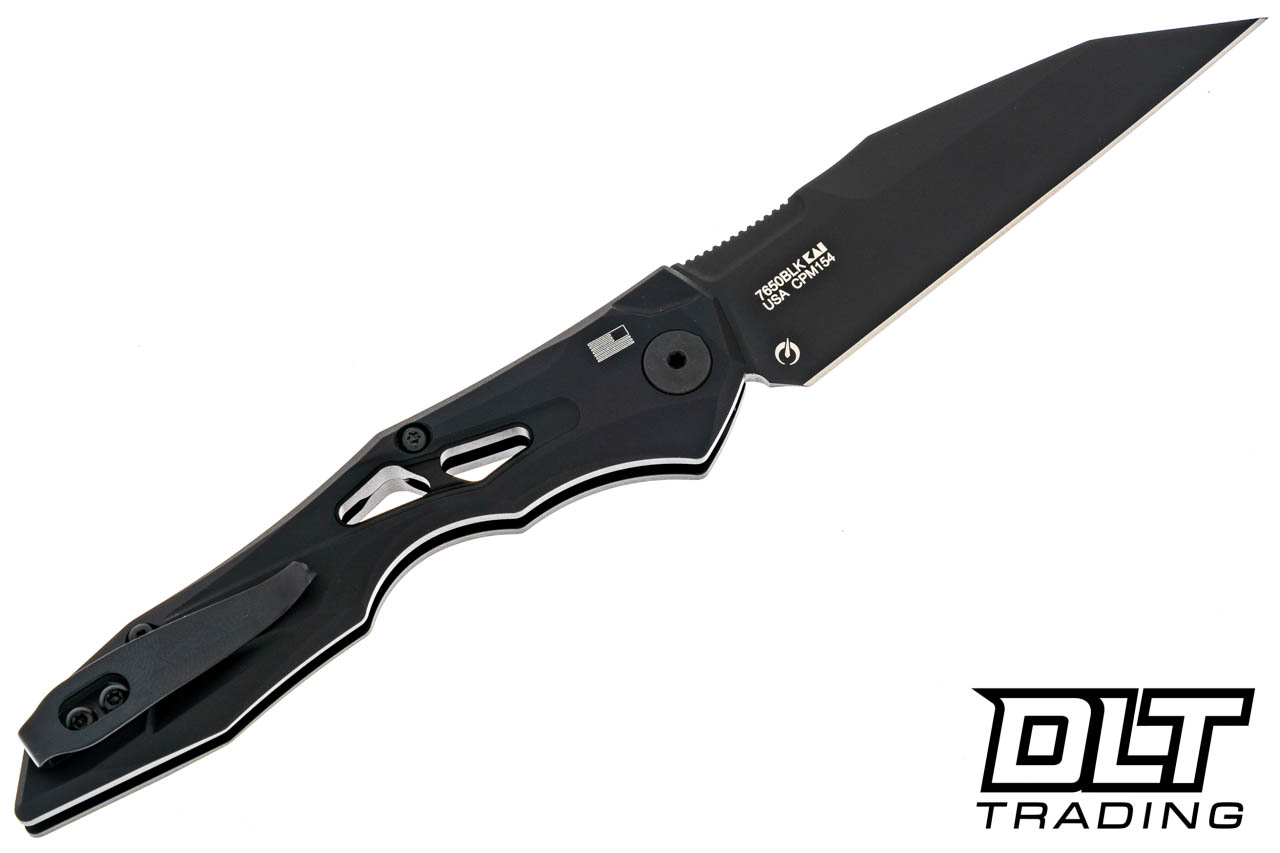 Kershaw Launch 13 Auto Button Lock - 7650BLK Black Aluminum