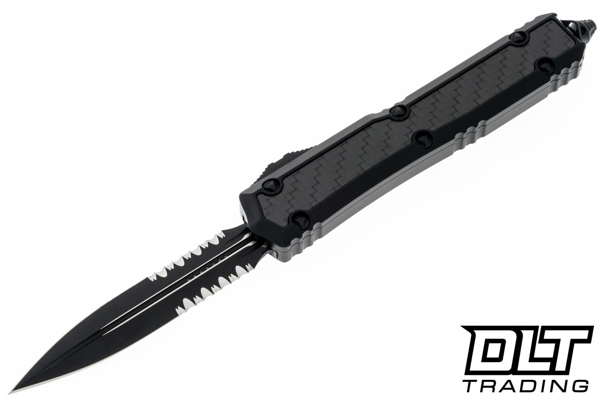 Microtech 206-2TCFIS Makora D/E - Black Handle - Carbon Fiber