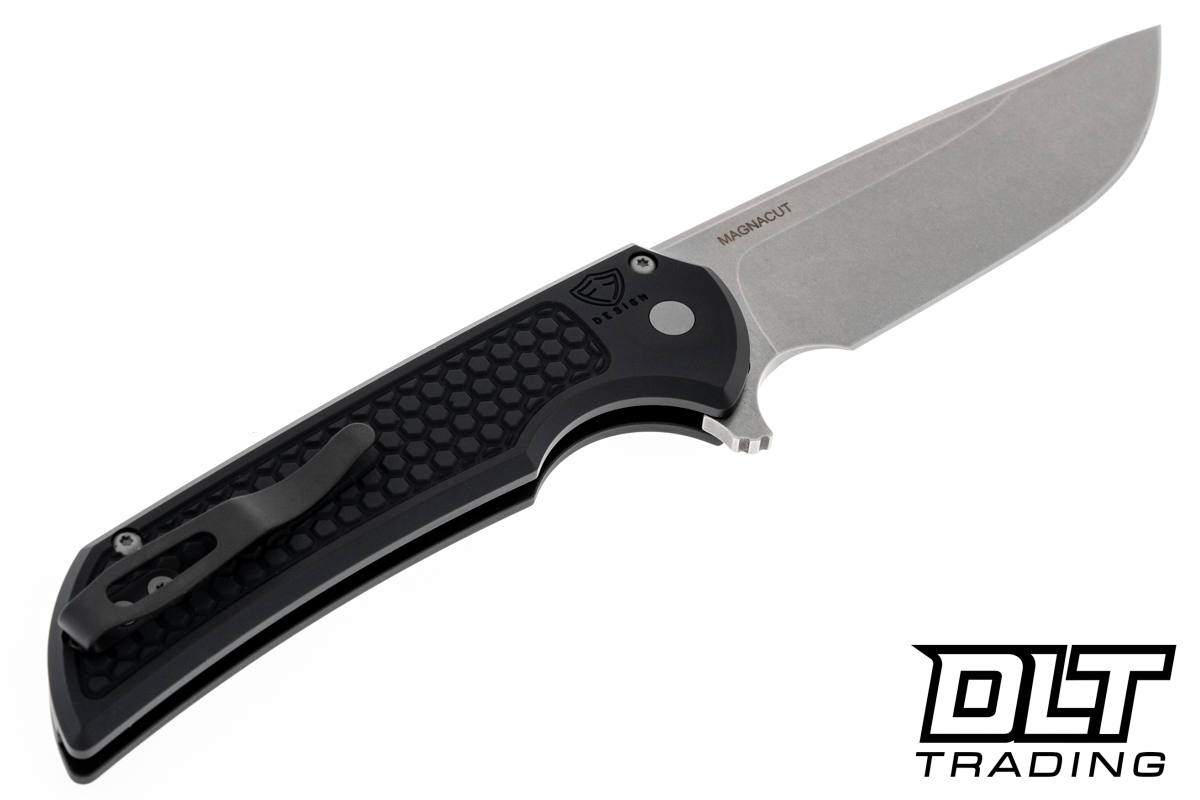 Pro-Tech Mordax Black Honeycomb - MagnaCut Button Lock Knife