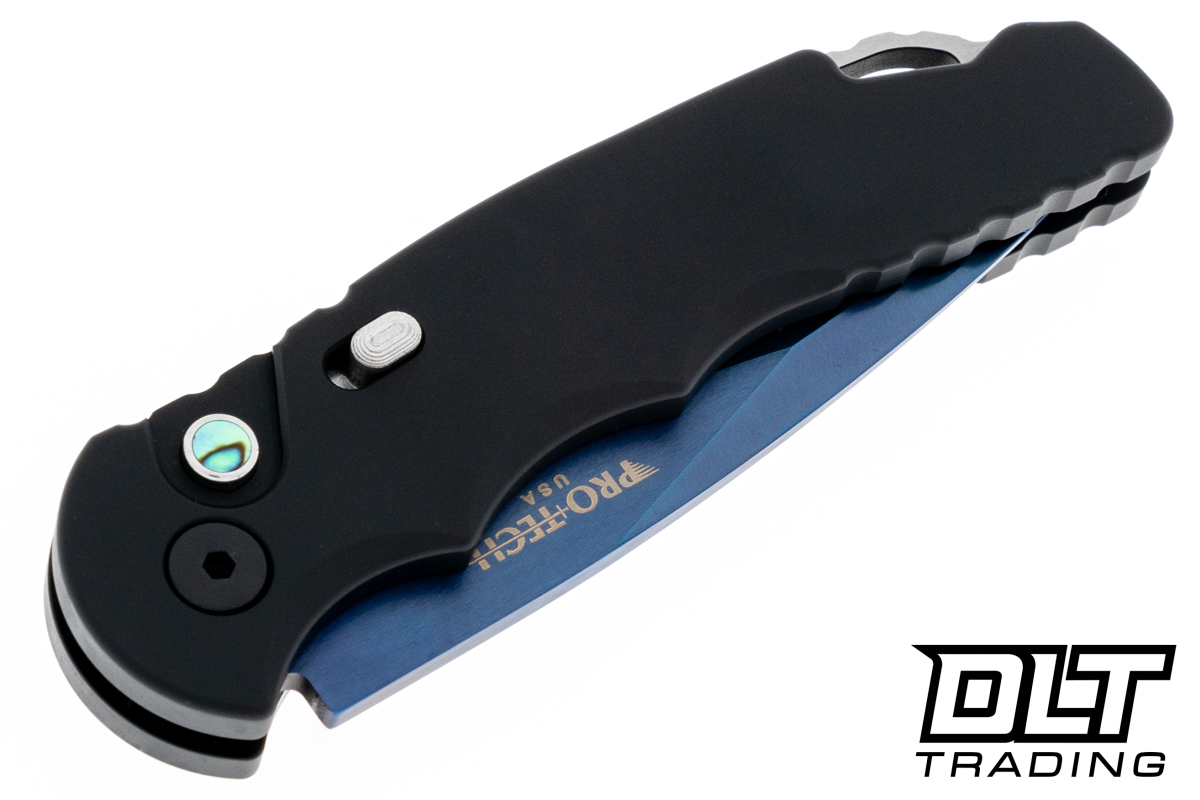 Pro-Tech TR-5 - Black Handle - Sapphire Blue Blade - DLT Trading