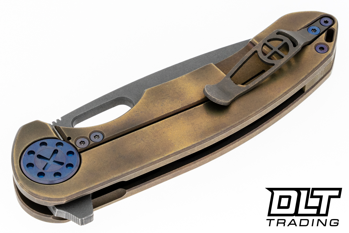 Curtiss F3 Large Flipper - Slicer MagnaCut - Bronze & Purple