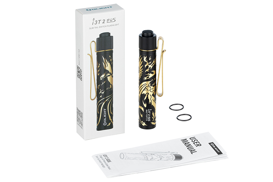 Olight i3T 2 EOS - Dragon & Phoenix Golden Black - DLT Trading