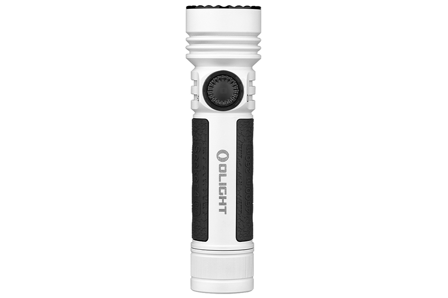 Olight Seeker 4 Pro 4600 Lumen Rechargeable Flashlight - White