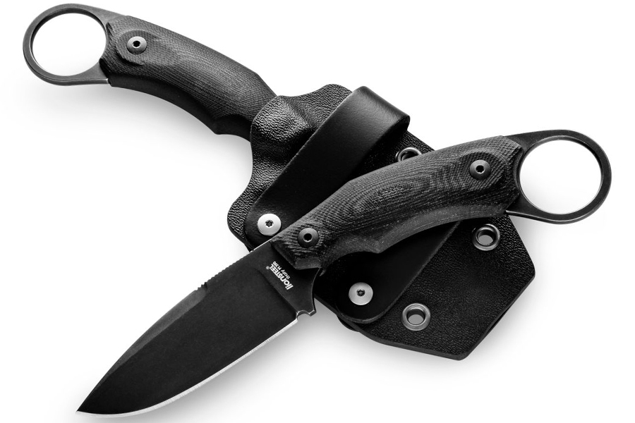 LionSteel H2 Black G-10 - Black M390 Blade - DLT Trading