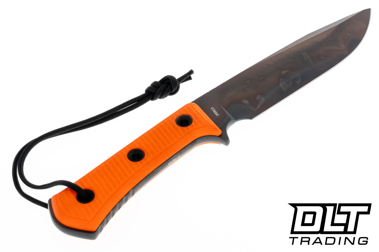 TRC Apocalypse - Blaze Orange G-10 - Apocalyptic Finish - DLT Trading