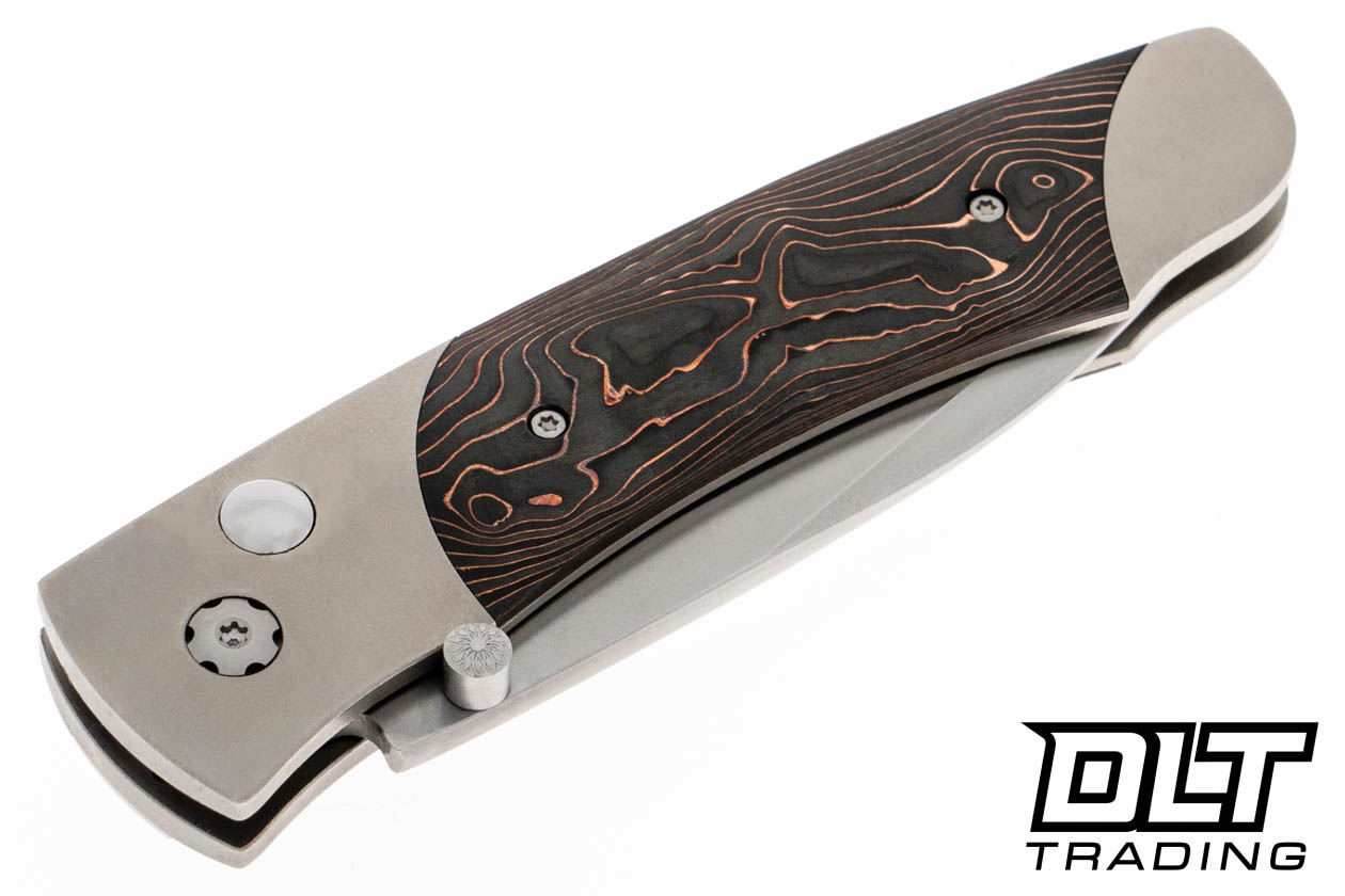 William Henry A200-6 - Titanium - Copper Swirl Carbon Fiber Inlay