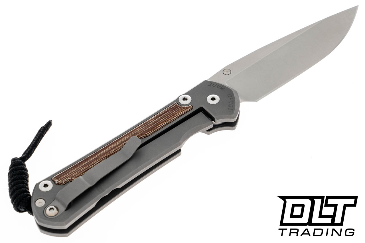 Chris Reeve Large Sebenza 31 - Glass Bead Blasted - Natural Canvas