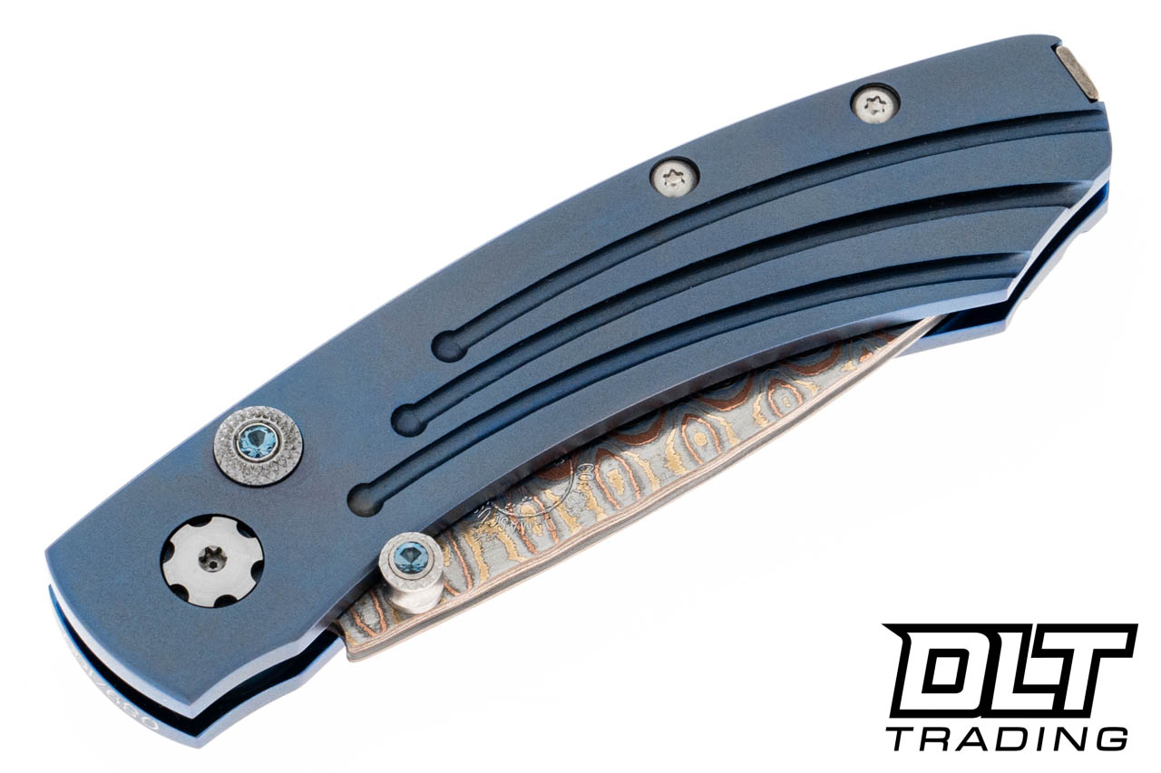 William Henry B09 Kestrel Mars - Blue Anodized Titanium - Copper