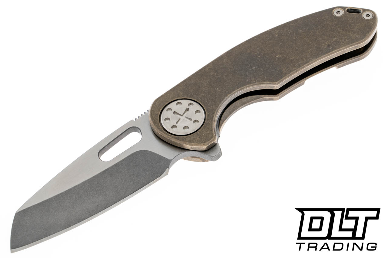 Curtiss F3 Medium Flipper - Wharncliffe S45VN - Bronze Titanium