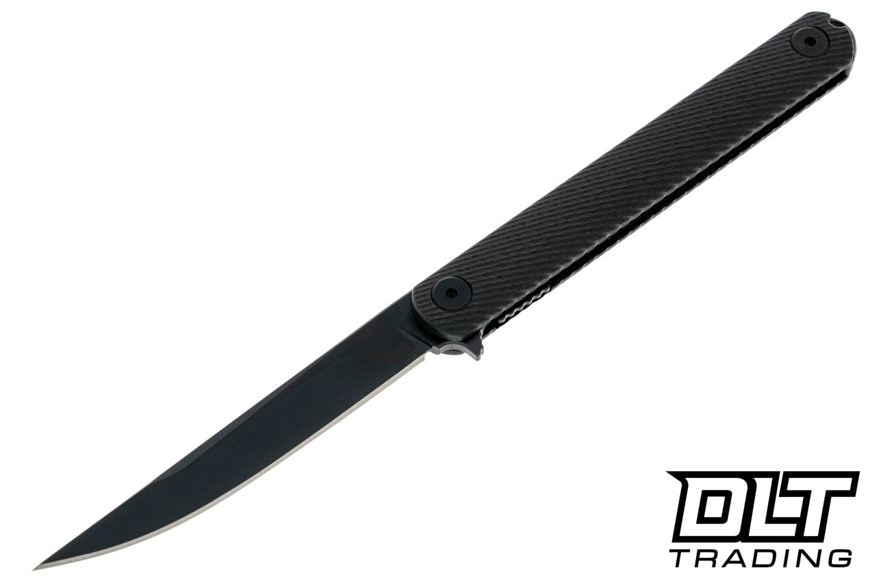 Spartan Blades Nemec Folder - Sculpted Carbon Fiber - Black PVD