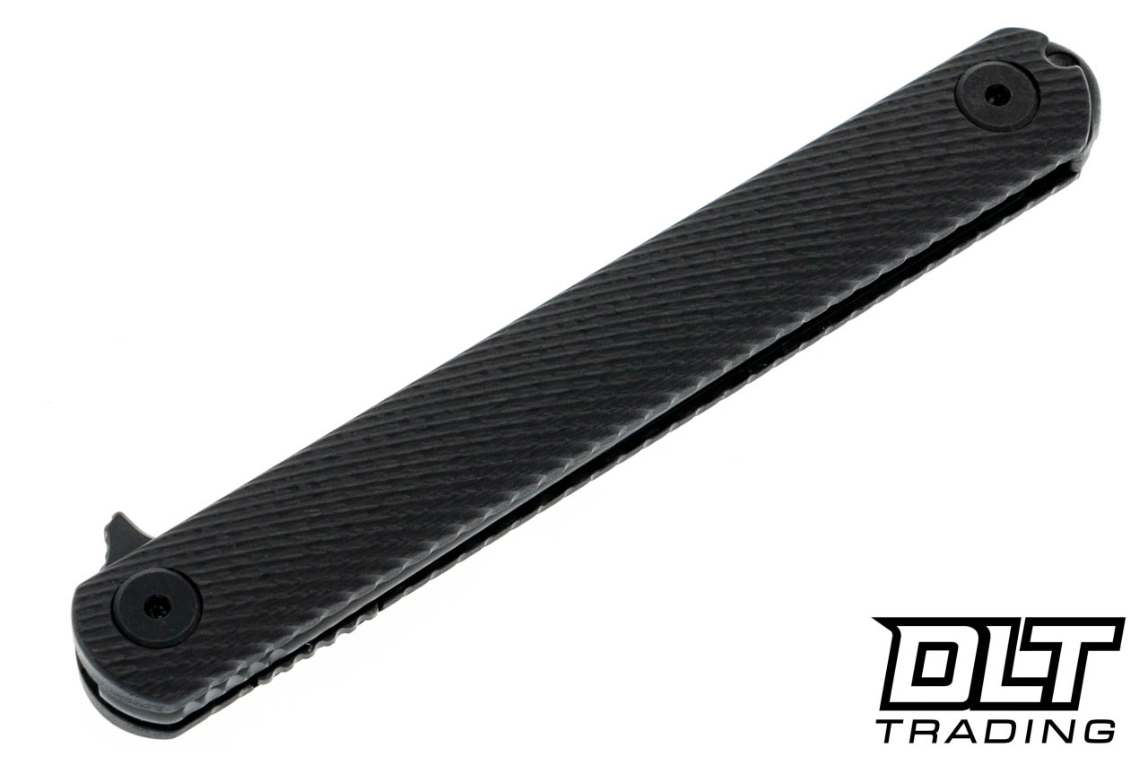 Spartan Blades Nemec Folder - Sculpted Carbon Fiber - Black PVD