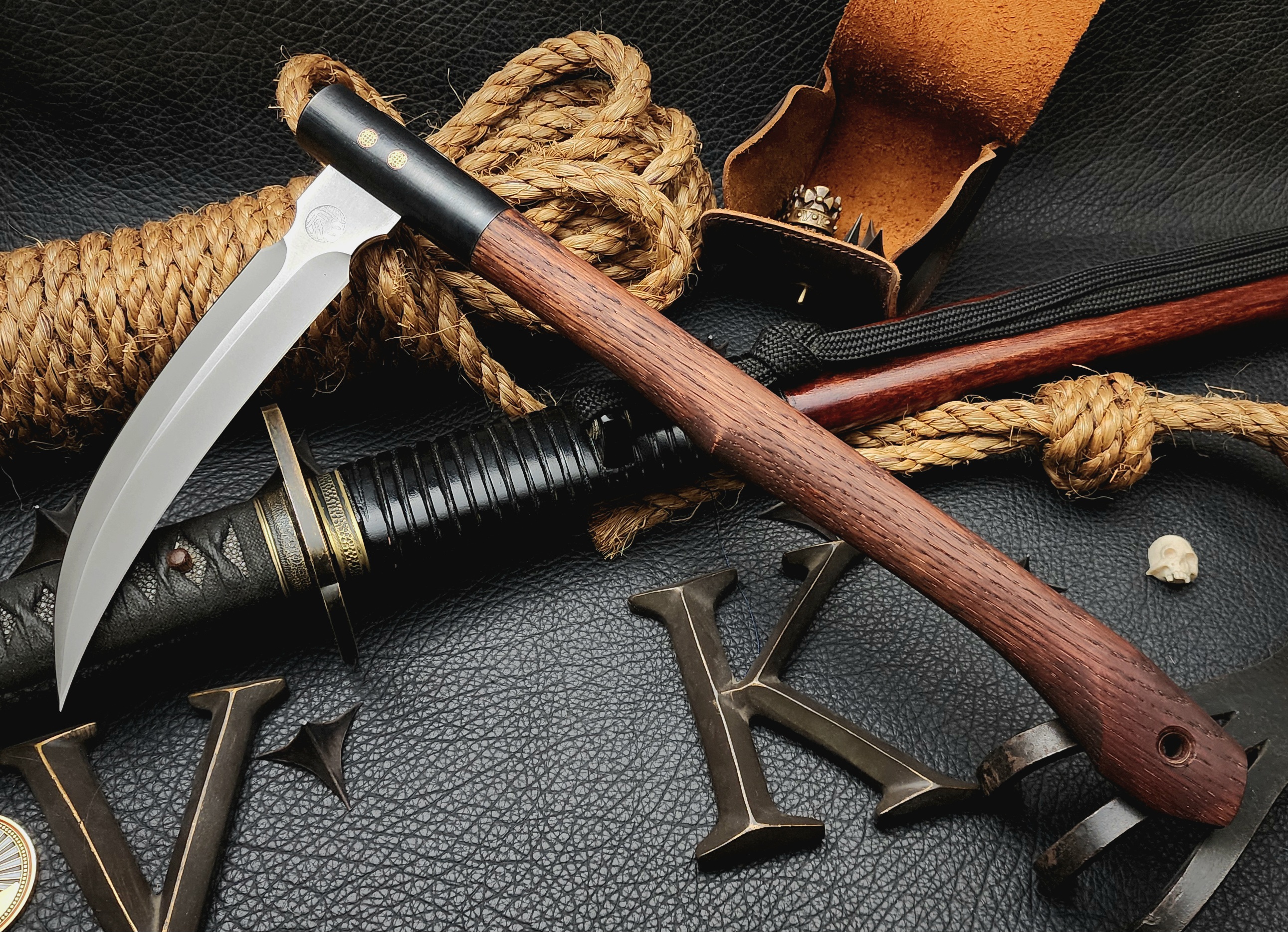 Vehement Kama - Oak Handle - Specter - DLT Trading