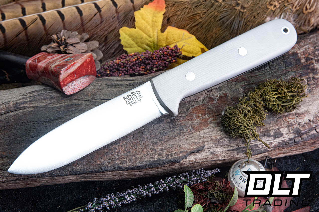 Bark River Kephart 4 3V Battleship Grey G-10 - Matte