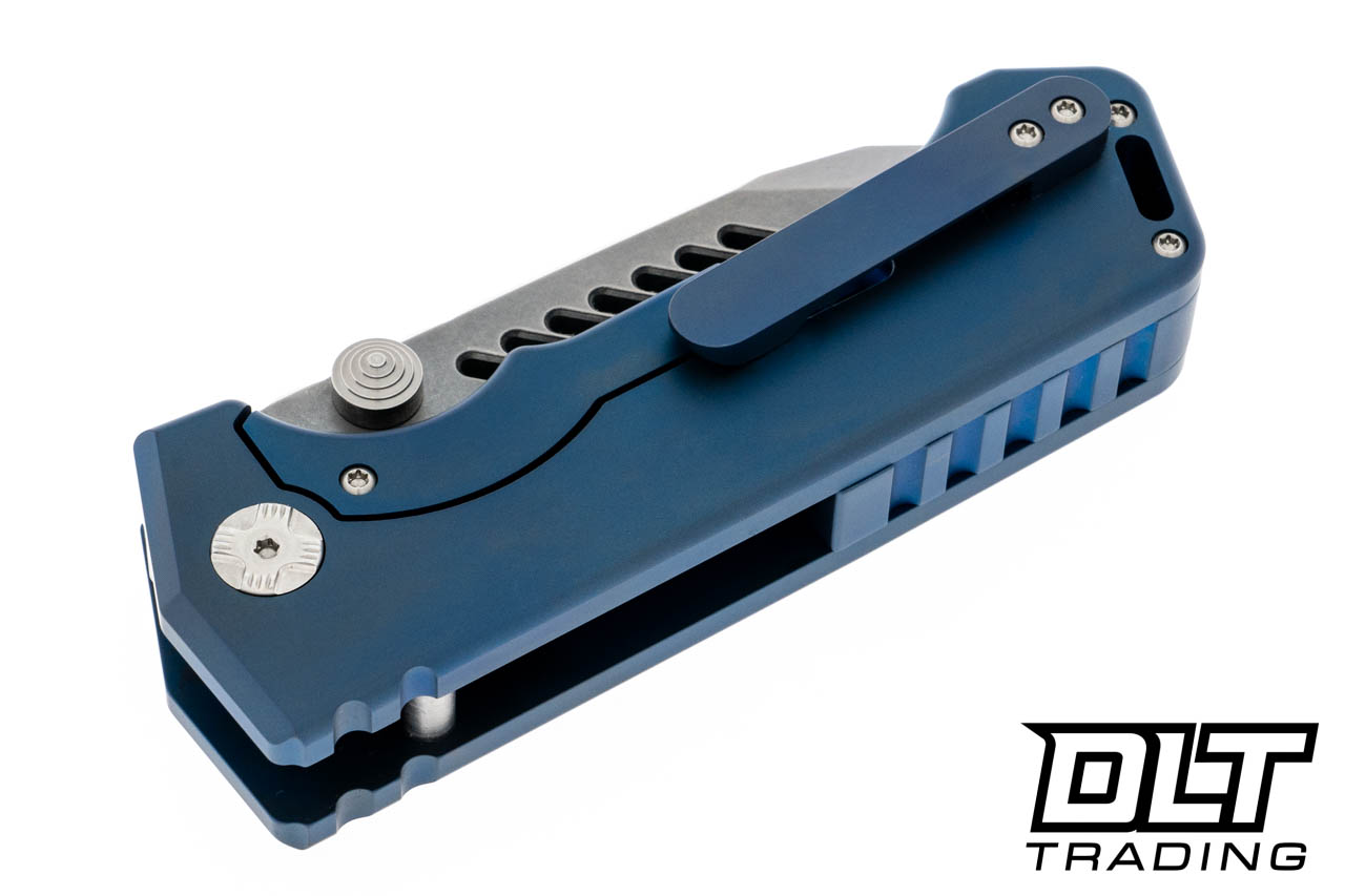 PMP Alpha Beast Gen 2 - Blue Anodized Titanium - Stonewashed
