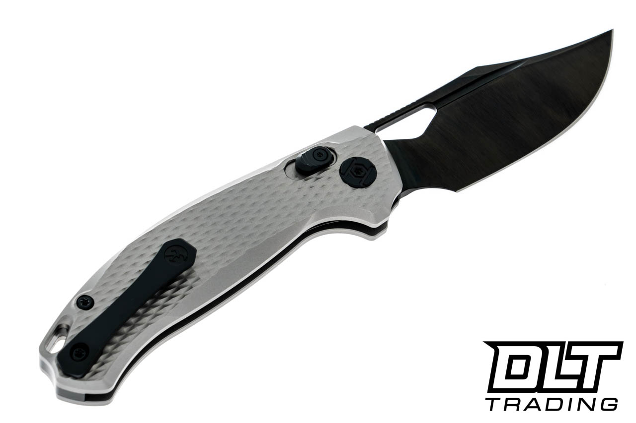 Kunwu Django - Diamond Texture Titanium - DLC Elmax Blade - DLT