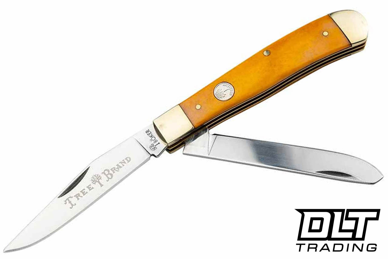 Boker Traditional Series 2.0 Trapper - Smooth Yellow Bone - DLT