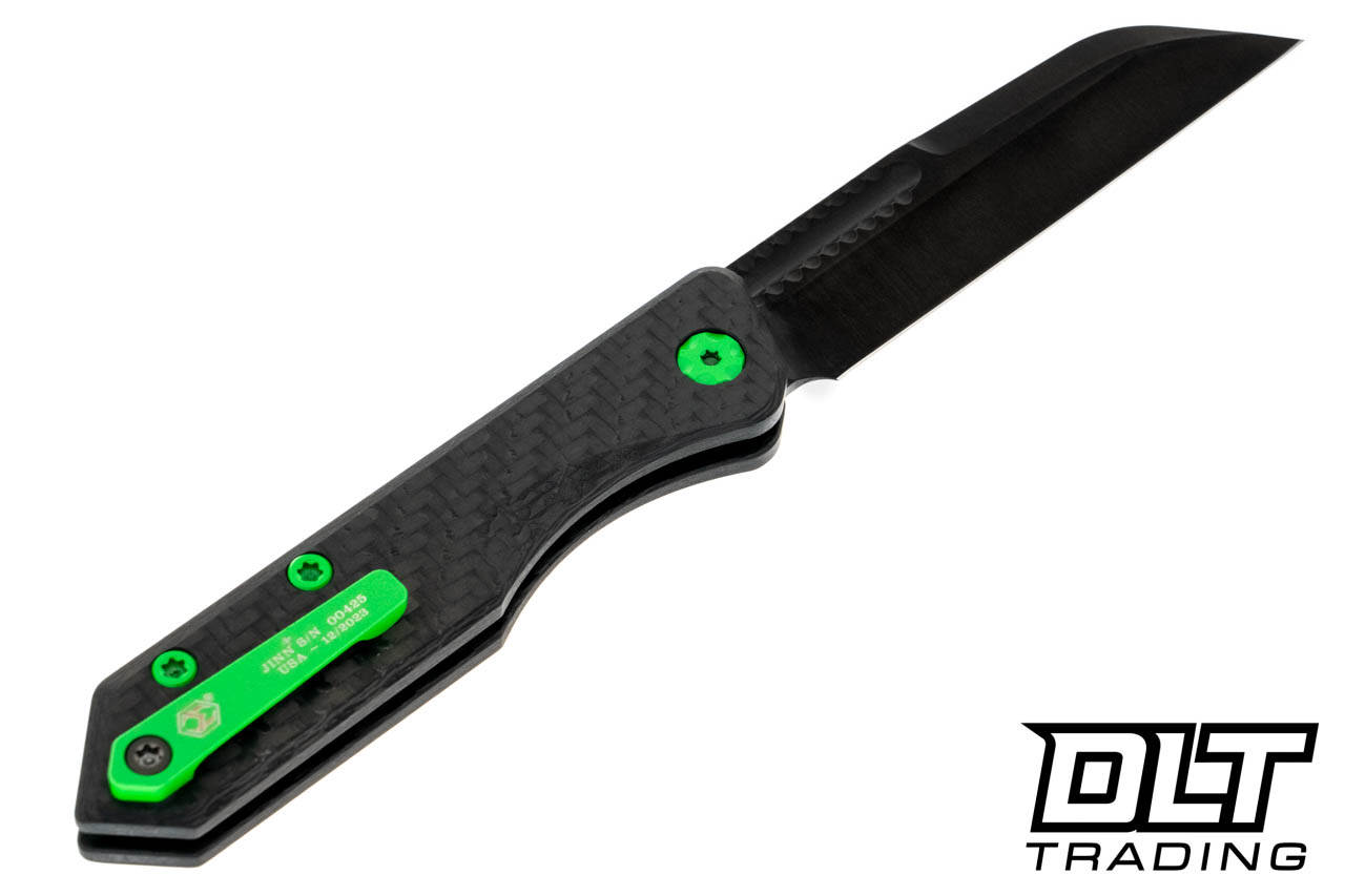 Heretic Jinn - DLC Wharncliffe MagnaCut Blade - Carbon Fiber