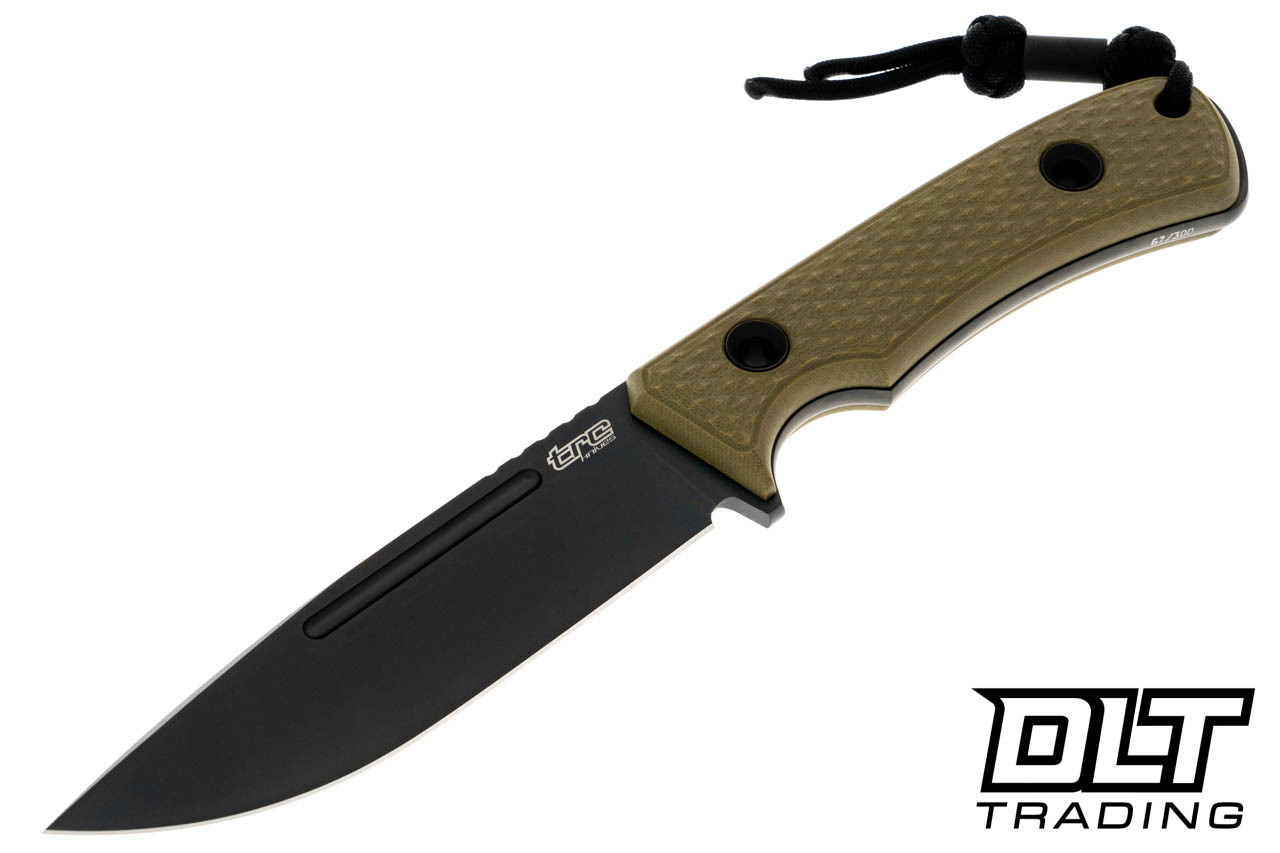 TRC South Pole - OD Green G-10 - DLC Vanadis 4E - Kydex Sheath