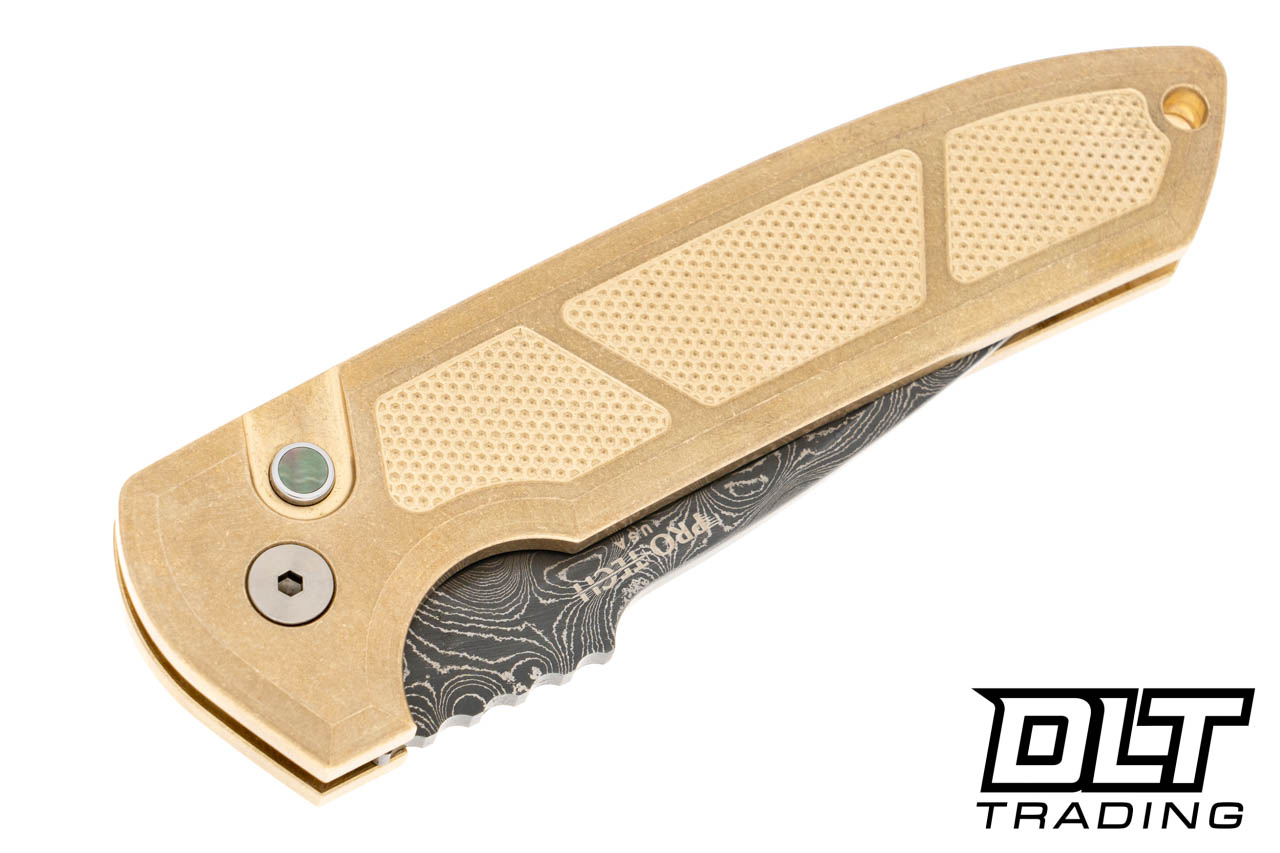 Pro-Tech Rockeye Custom - Bronze Handle - Chad Nichols Virus