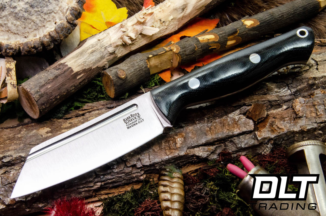 Bark River Taskmaster MagnaCut Black Canvas Micarta