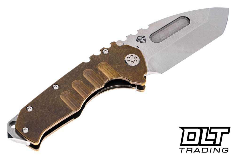 Medford Praetorian T Left Hand Tanto - Tumbled S45VN - Bronze