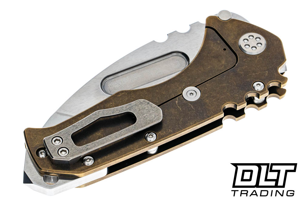 Medford Praetorian T Left Hand Tanto - Tumbled S45VN - Bronze Deep