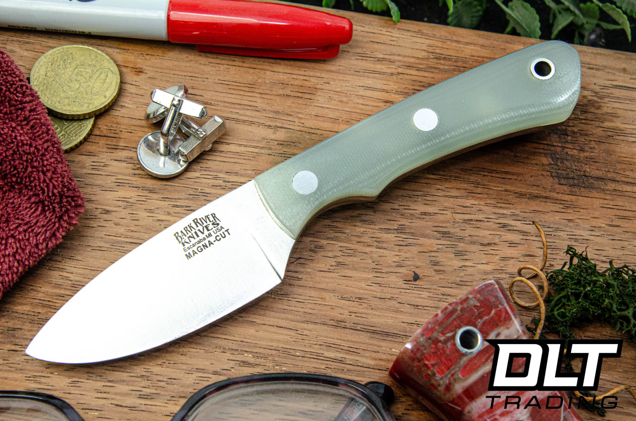 Bark River PSK EDC MagnaCut Ghost Green Jade G-10