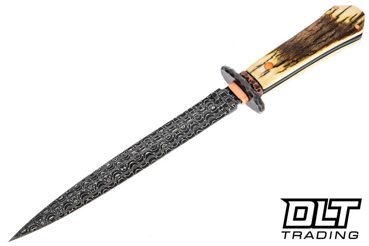 W.A. Surls Van De Berg Coffin Dagger - Mammoth Ivory - Reptilian