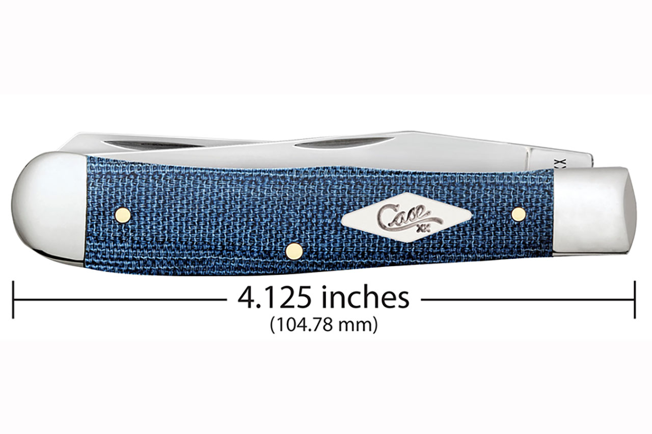 Case Smooth Trapper Blue Denim Canvas Laminate - DLT Trading