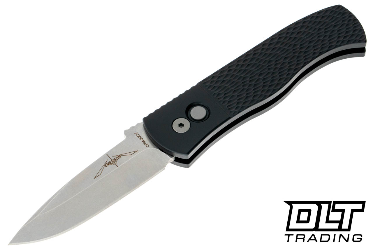 Pro-Tech Emerson CQC-7 - Stonewashed 20CV Spear Point | Jigged Handle