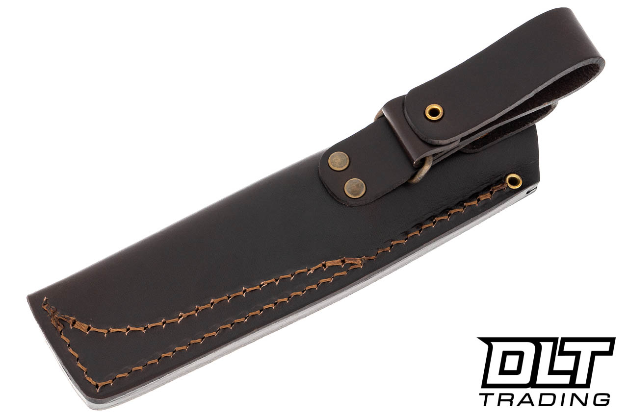 BRISA Trooper 115 80CrV2 Scandi Ground - Green Canvas Micarta