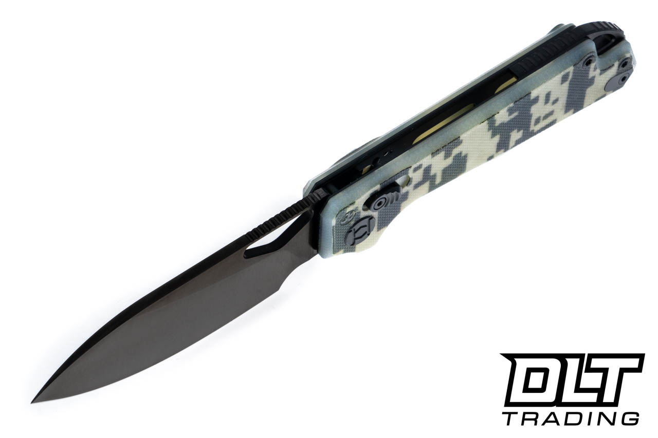 Kunwu Pulsar Camo G-10 - Black Elmax Blade - DLT Trading