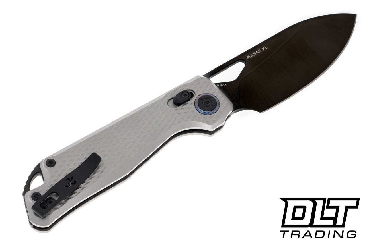 Kunwu Pulsar XL Diamond Texture Bead Blast Titanium - Satin DLC