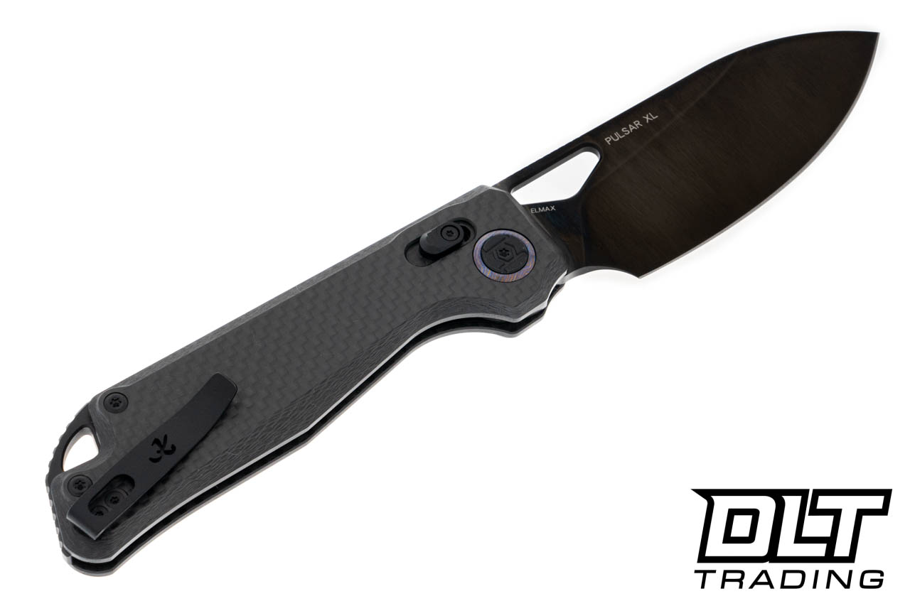 Kunwu Pulsar XL Carbon Fiber - Satin DLC Elmax Blade - DLT Trading