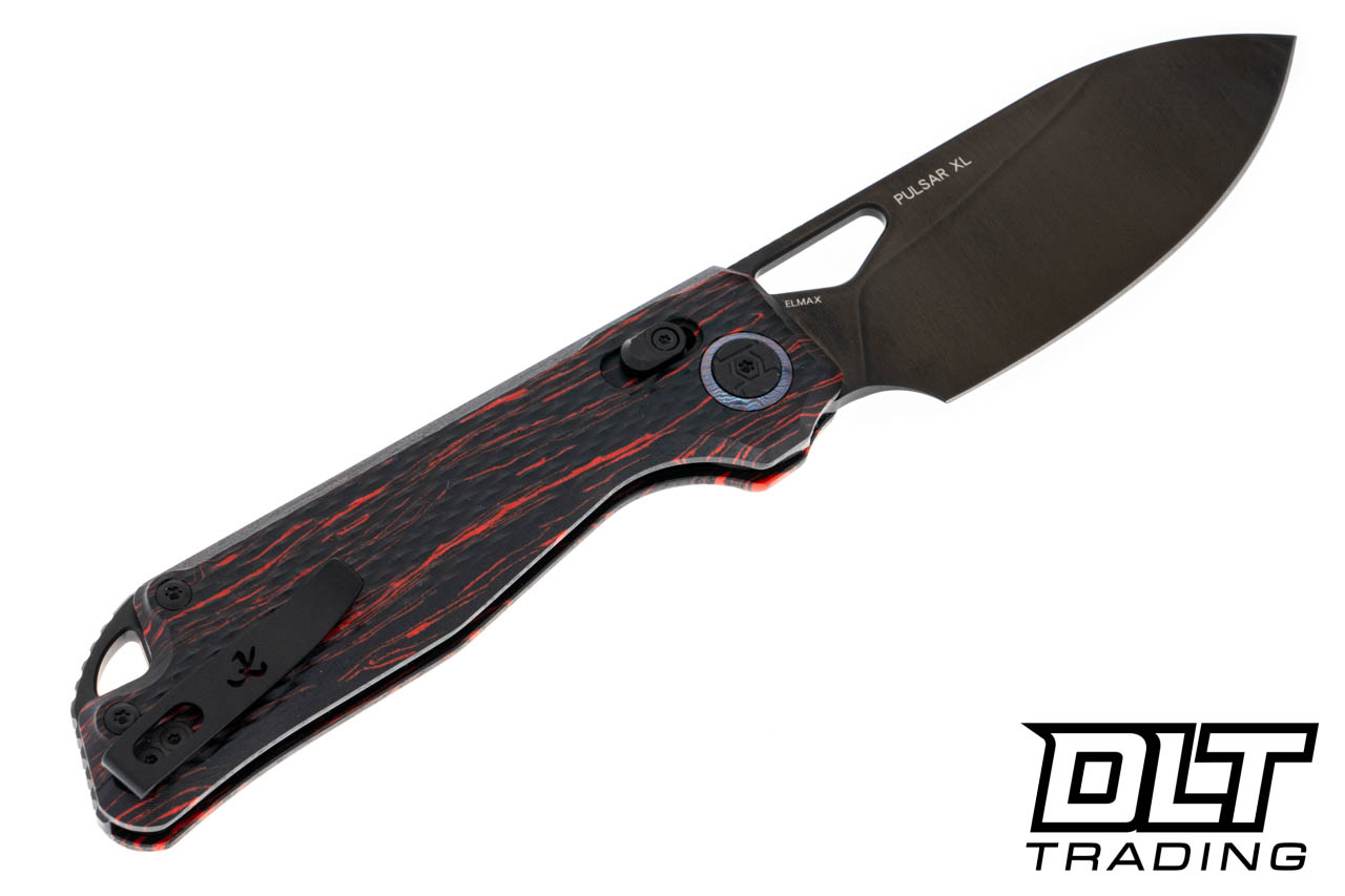 Kunwu Pulsar XL Red & Black G Mascus - Satin DLC Elmax Blade - DLT