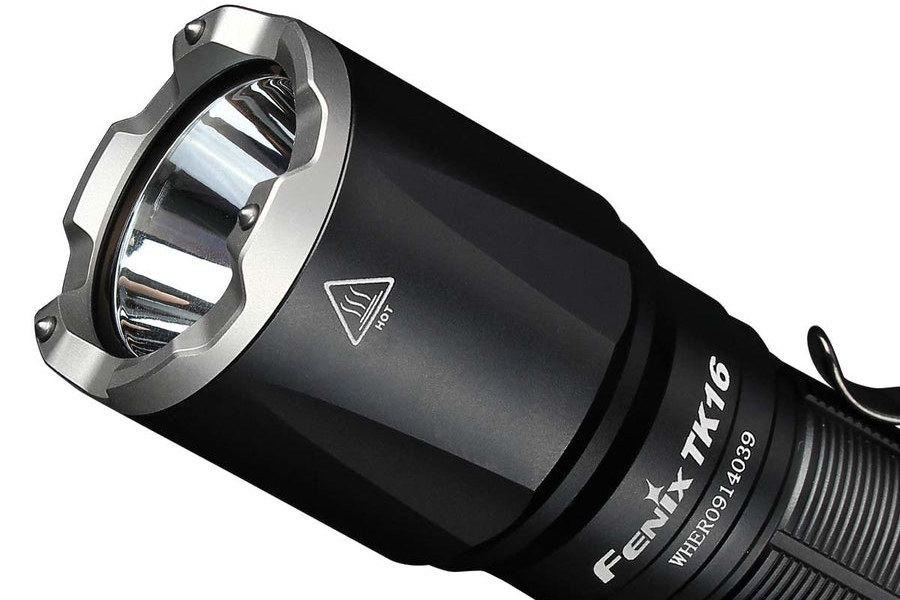 Fenix TK16 V2.0 Tactical Flashlight - Black - DLT Trading
