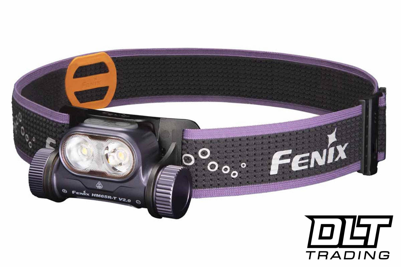 Fenix HM65R-T V2.0 Rechargeable Headlamp - Black - DLT Trading