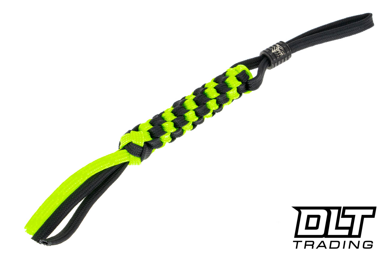 WE Knife Nylon Paracord Lanyard A-01D Green Black Black