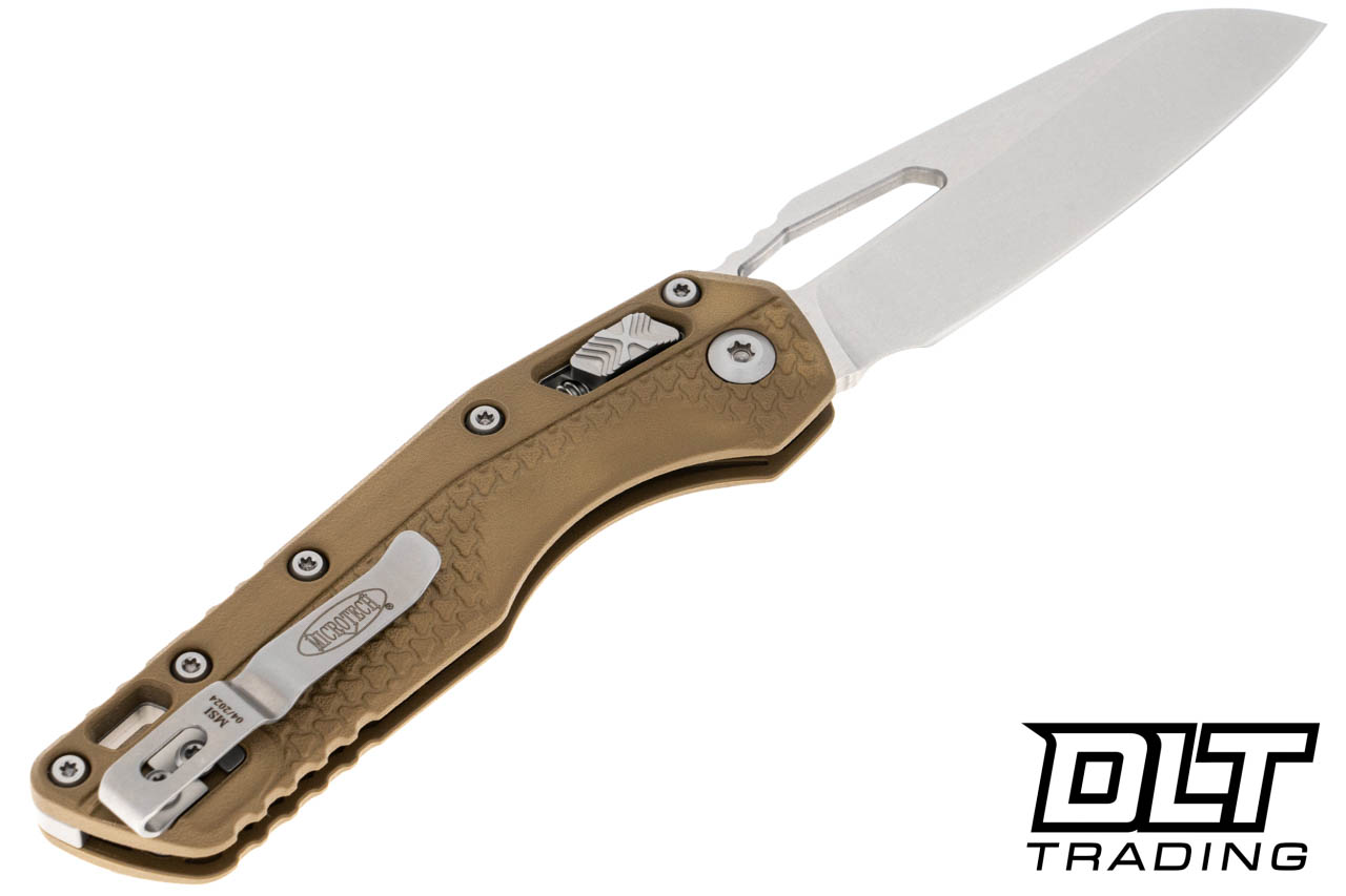 Microtech 210T-10PMDE MSI S/E - Dark Earth Injection Molded Handle
