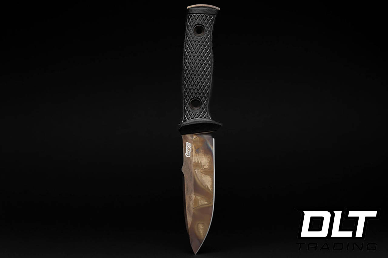 TRC M-1 SL Apocalyptic M390 Blade - Black Canvas Micarta - Kydex