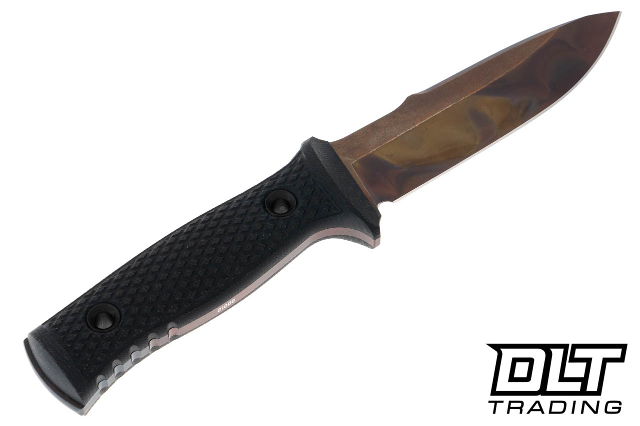TRC M-1 SL Apocalyptic M390 Blade - Black Canvas Micarta - Kydex