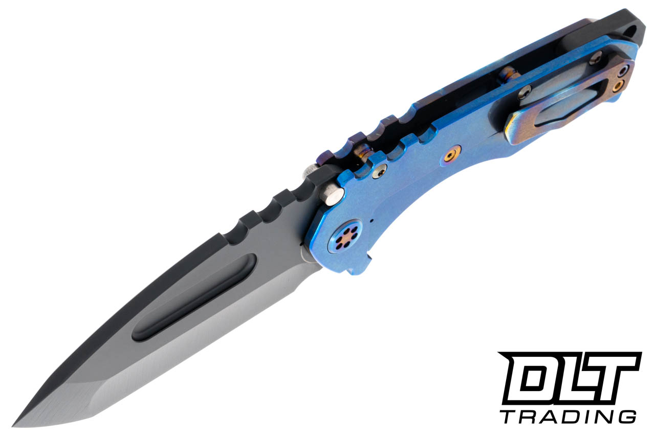 Medford Praetorian T Left Hand Tanto - DLC S45VN - Flamed & Blue