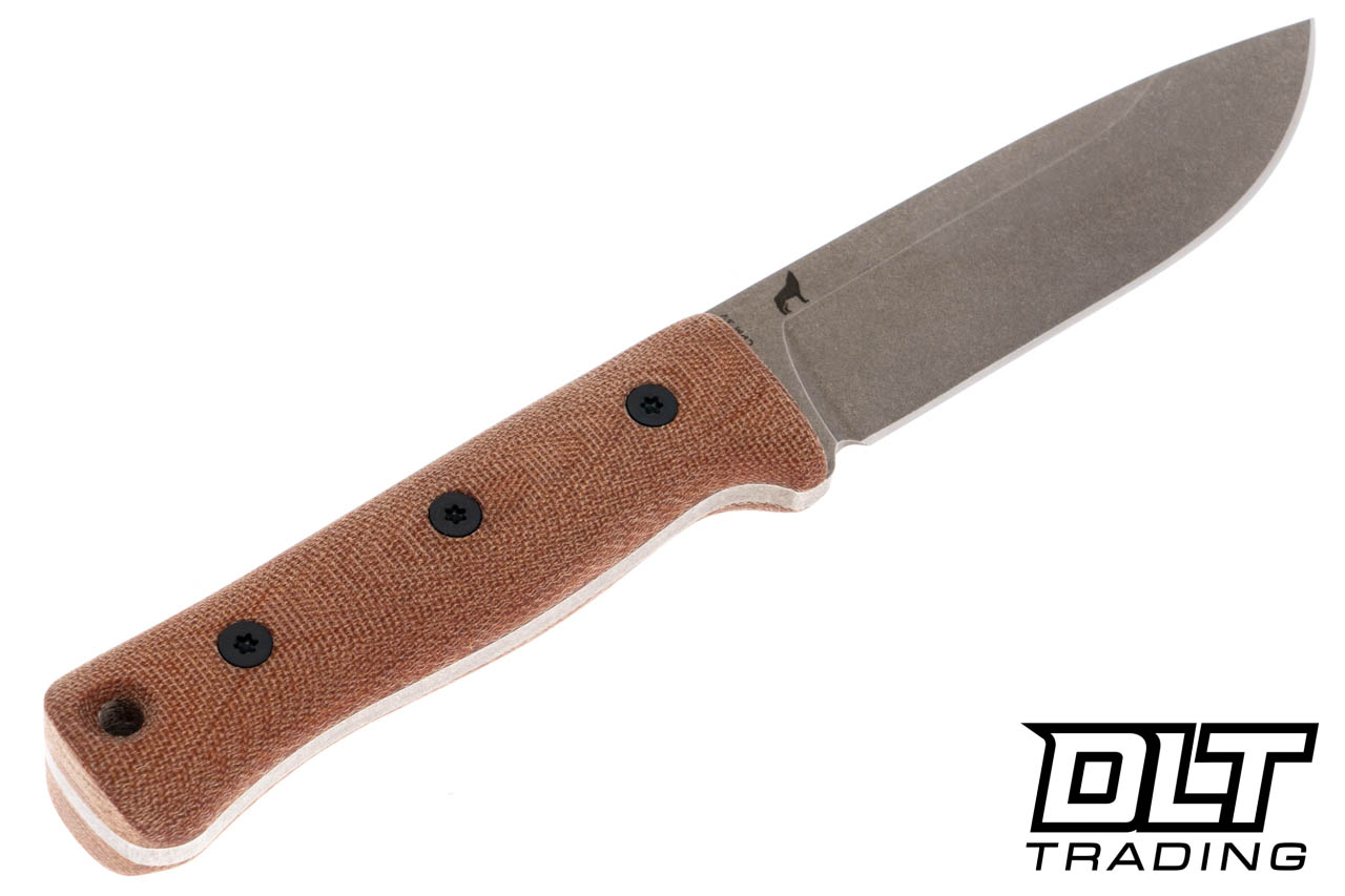 Reiff F5 Field Survival Knife - Natural Canvas Micarta - Saber