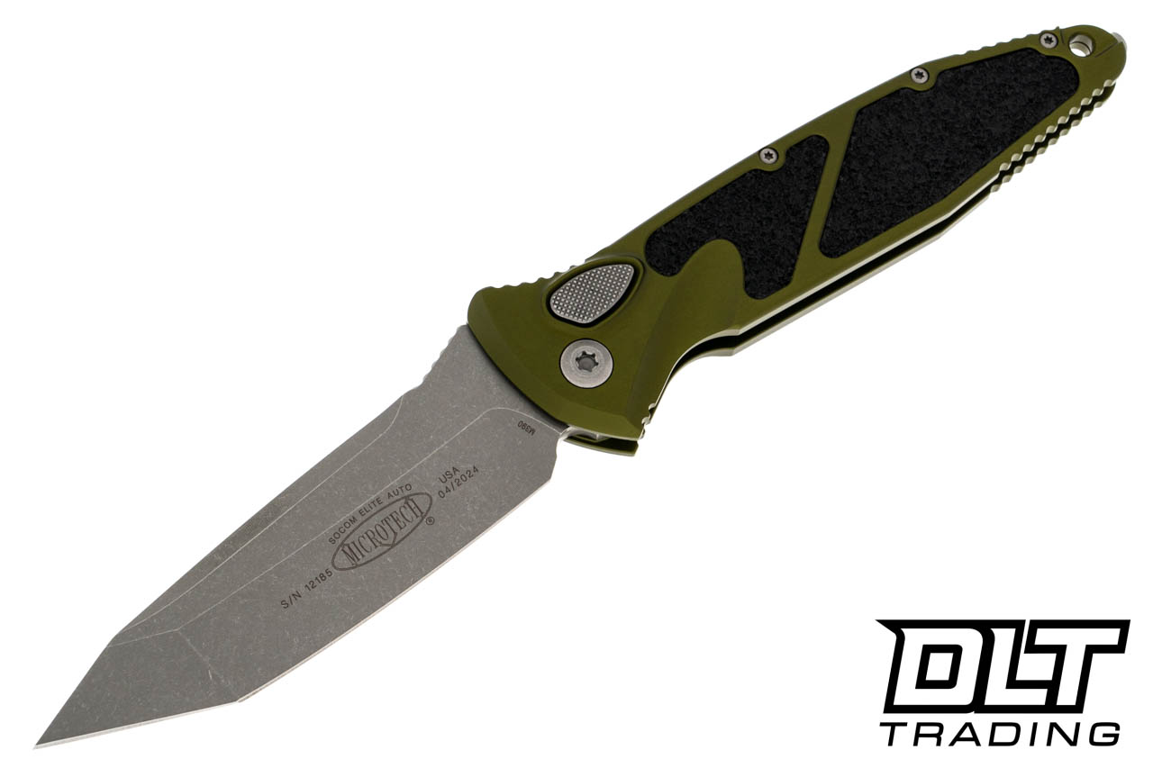 Microtech 161A-10APOD Socom Elite T/E - OD Green Handle
