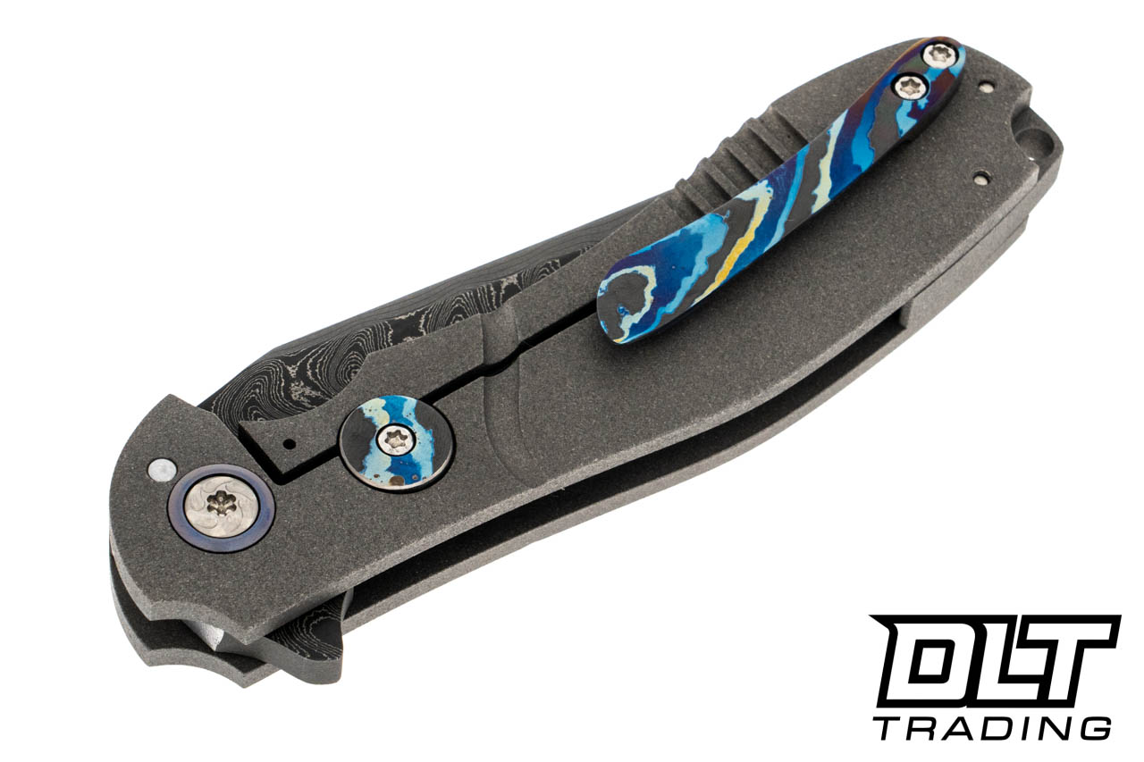 Melvin Lozada Custom Raptor 3.5 SE Chad Nichols Boomerang Damascus