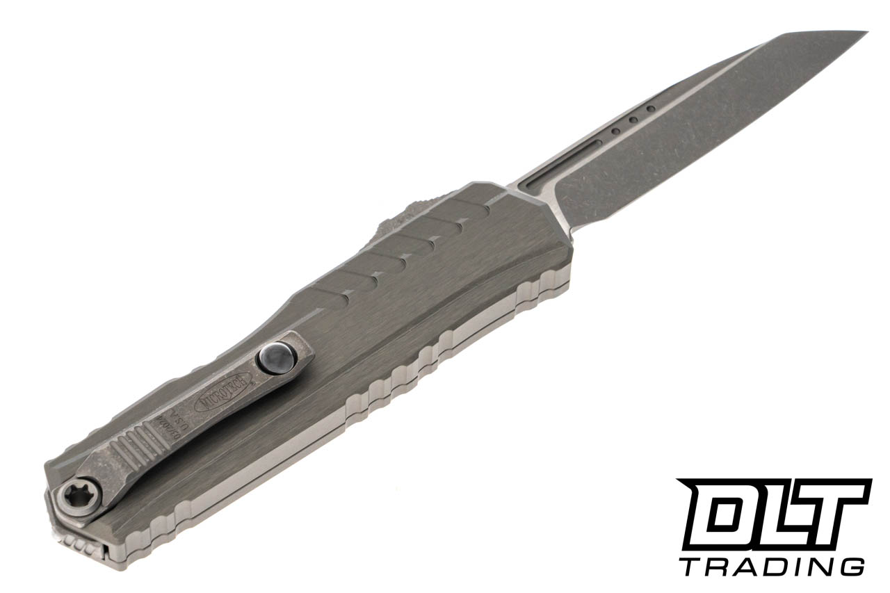 Microtech 1241-10APNC Cypher II S/E - Natural Clear Handle