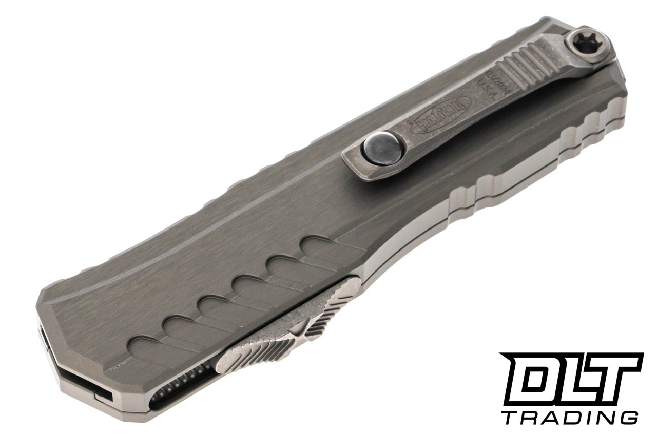Microtech 1241-10APNC Cypher II S/E - Natural Clear Handle