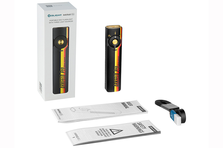 Olight Arkfeld Pro - Racing Stripes - Cool White - DLT Trading
