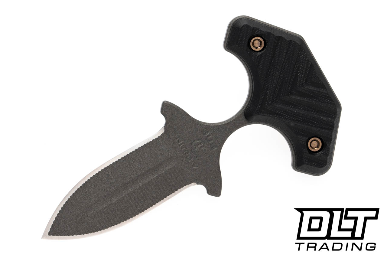 RMJ Tactical BUB Back Up Blade - Nitro-V - Black G-10 - Tungsten