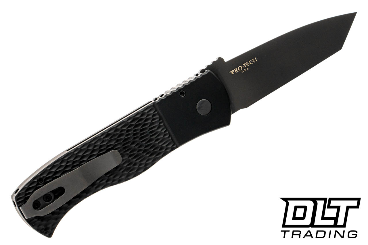 Pro-Tech Emerson CQC-7 Black Jigged | DLC 154CM Button-Lock